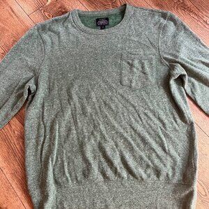 J. Crew Sweater Men’s Size Medium Mint Green Fleece Vintage lightweight